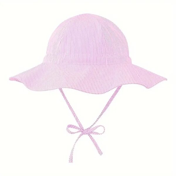Infant Toddler Floral Print Baby Sun Breathable Hat Summer Beach Hat Children Solid Infant Girls Boy Outdoor Fisherman Cap - Image 14