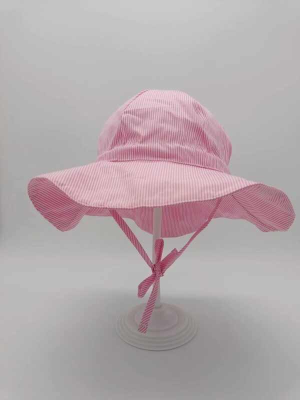 Infant Toddler Floral Print Baby Sun Breathable Hat Summer Beach Hat Children Solid Infant Girls Boy Outdoor Fisherman Cap - Image 15
