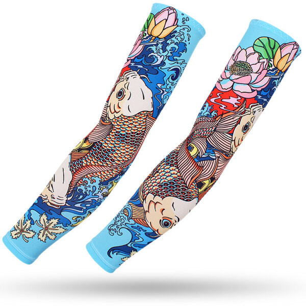 Ice Silk Sunscreen Arm Sleeves - Image 26