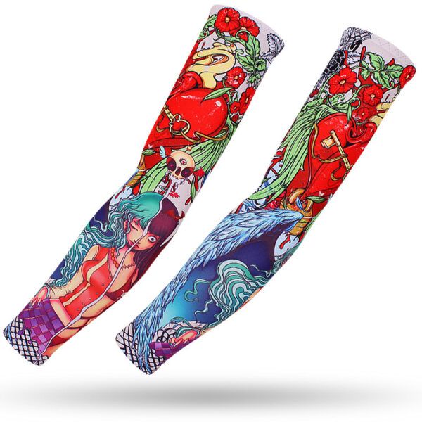 Ice Silk Sunscreen Arm Sleeves - Image 40
