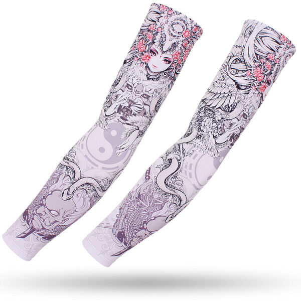 Ice Silk Sunscreen Arm Sleeves - Image 9