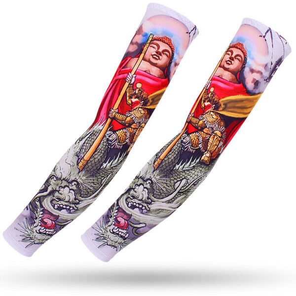 Ice Silk Sunscreen Arm Sleeves - Image 10