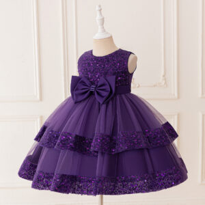 Girls' Petti   Sequin Tulle Dress